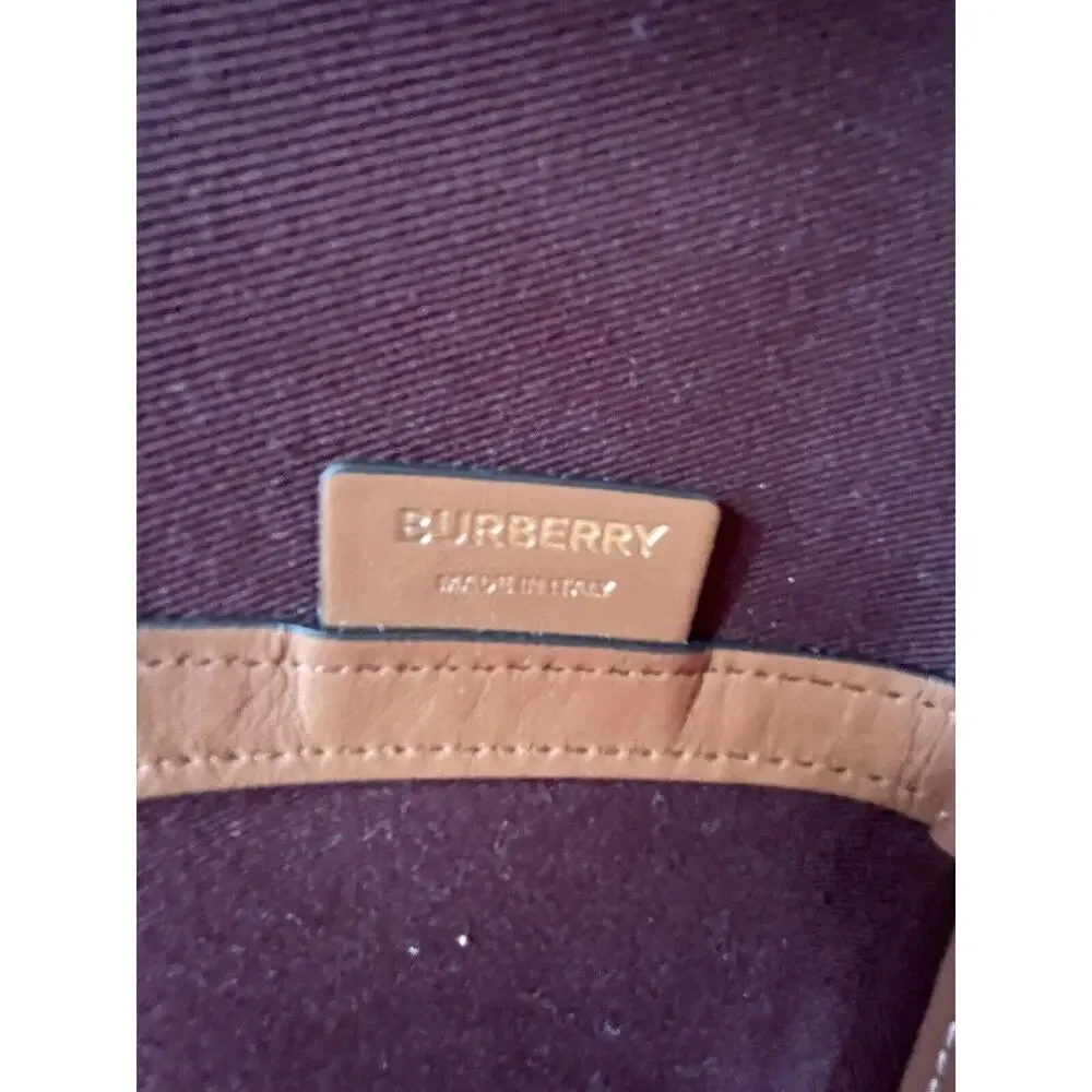 $2090 NEW BURBERRY London Check LARGE 2pc Tote Shopper Bag Purse! - Picture 13 of 14